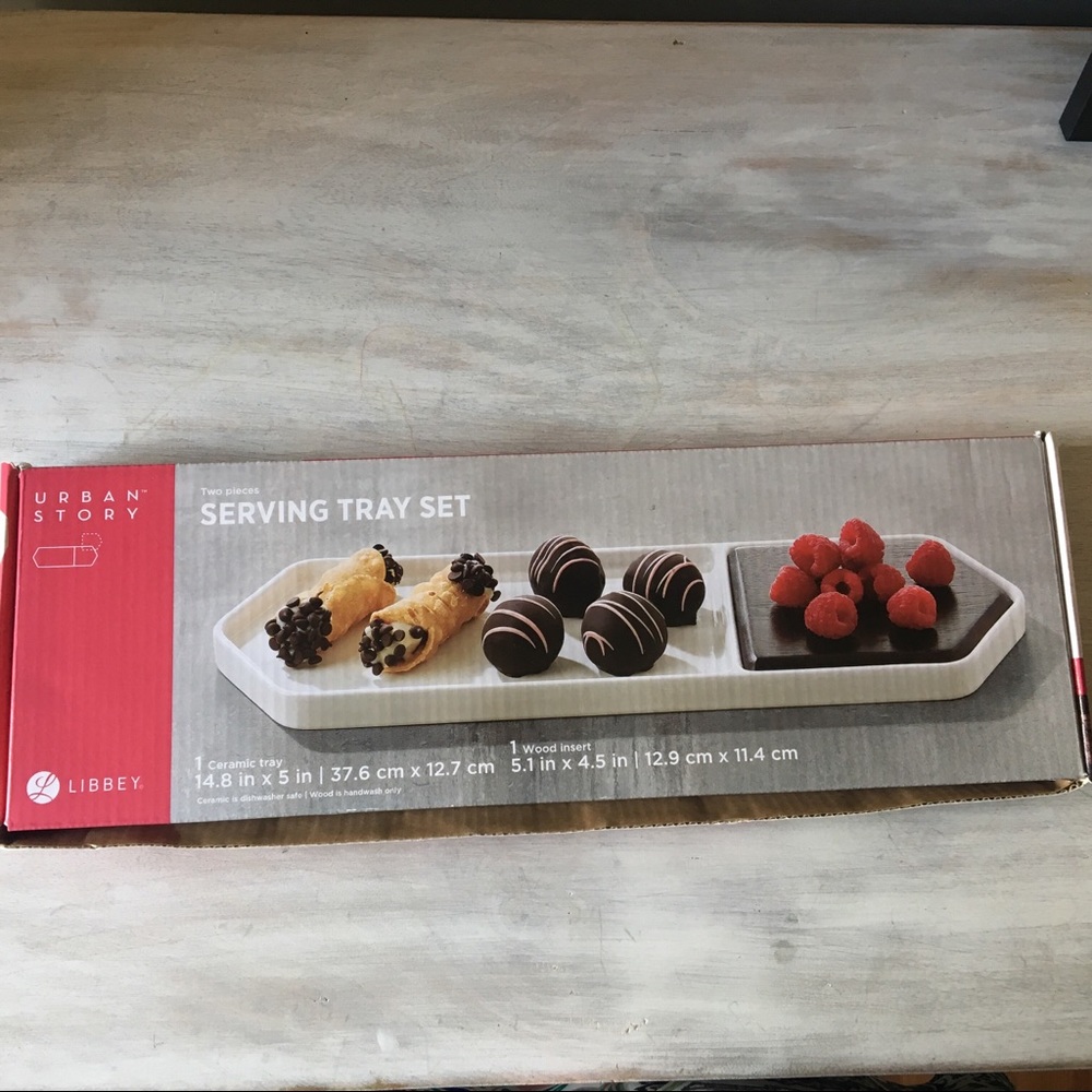 LIBBY Serving tray set